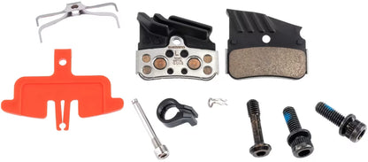Pinza del Freno SHIMANO CUES BR-U8020 4 Pistoni Post Mount Pastiglie Metalliche