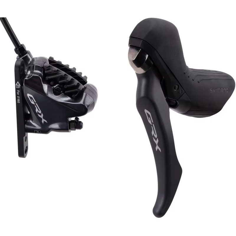 Leva Sinistra Mono e Pinza Anteriore SHIMANO GRX BL-RX810 + BR-RX810 Flat Mount