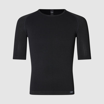 Maglia intima a maniche corte GRIPGRAB PACR SPRING AUTUMN SEAMLESS nera