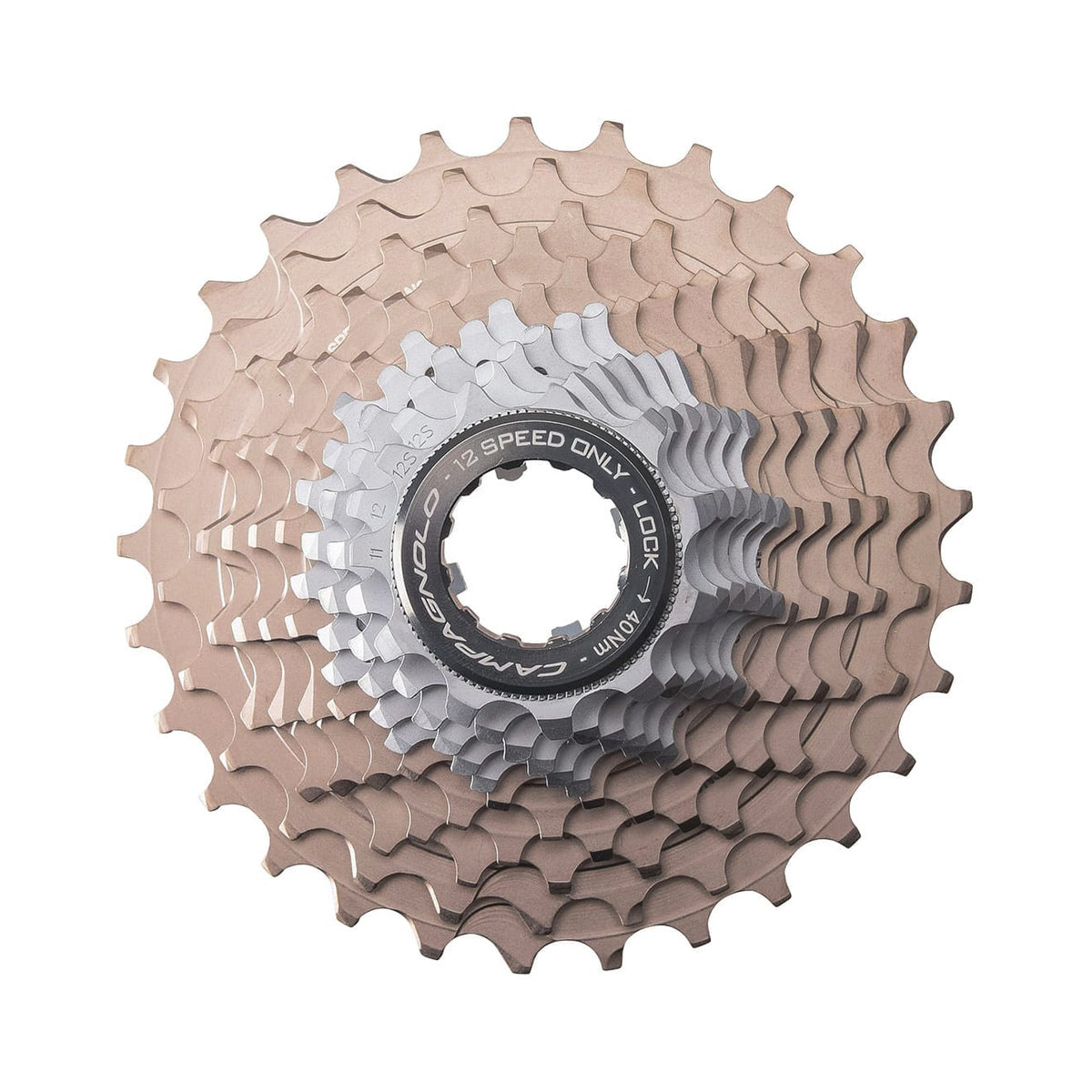 Cassetta 12 velocità CAMPAGNOLO SUPER RECORD – foto principale su sfondo bianco
