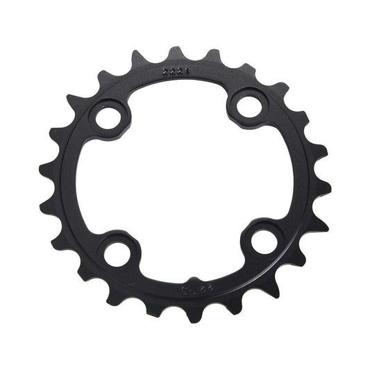 Corona interna SRAM MTB 64BCD 10 velocità, 4 fori, 64 mm — vista della corona su sfondo bianco