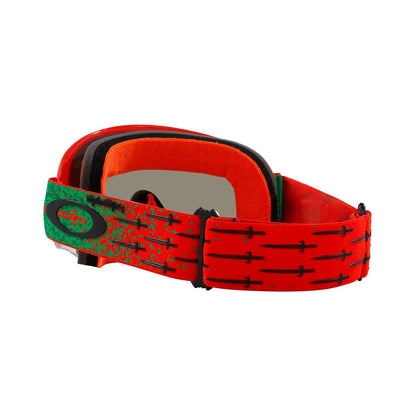 Maschera OAKLEY O Frame MX TLD Carrack Orange Schermo Grigio Scuro OO7029-77