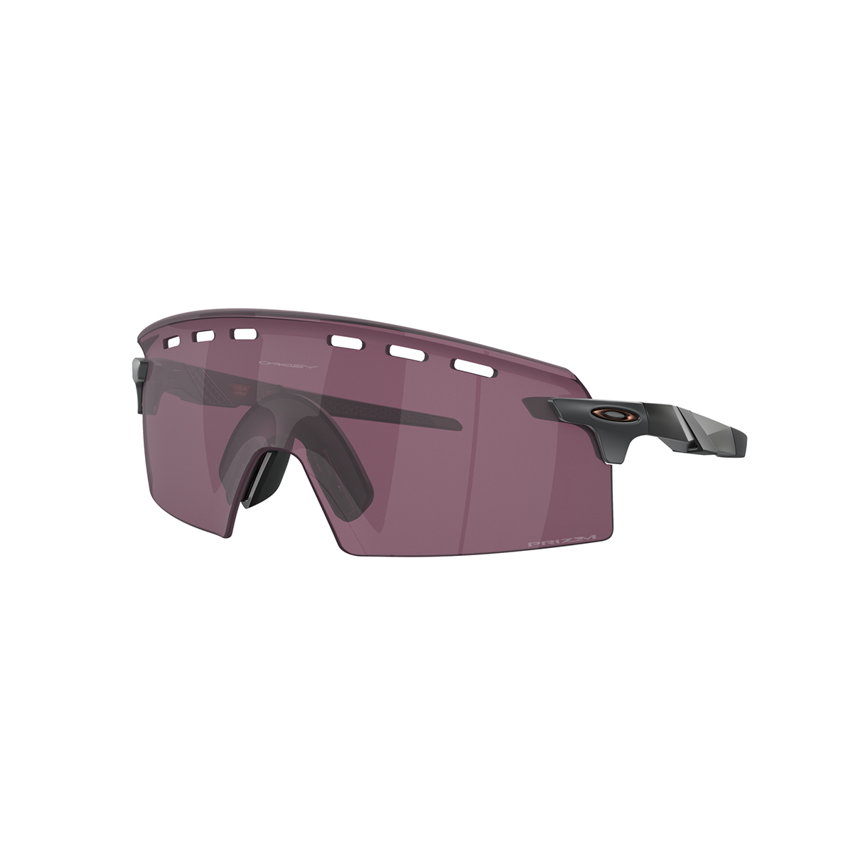 Occhiali OAKLEY ENCODER STRIKE V Matte Grey Smoke Prizm Road Nero - OO9235-1039