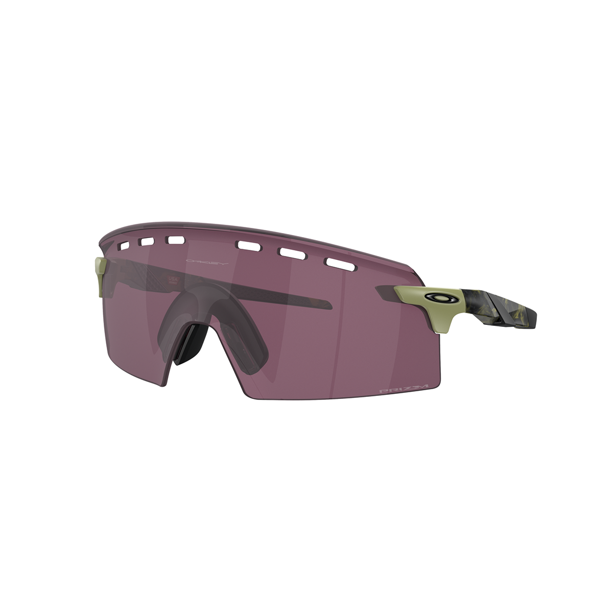 Occhiali OAKLEY ENCODER STRIKE V Khaki Prizm Road neri - OO9235-1439