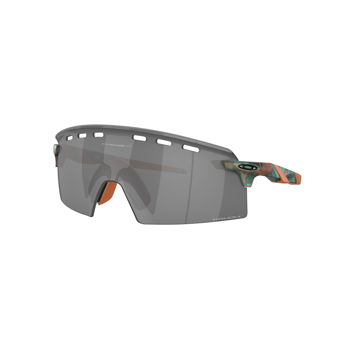 Occhiali OAKLEY ENCODER STRIKE V Arancione Verde Prizm Nero - OO9235-1539