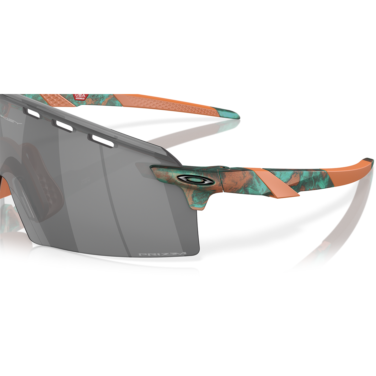 Occhiali OAKLEY ENCODER STRIKE V Arancione Verde Prizm Nero - OO9235-1539