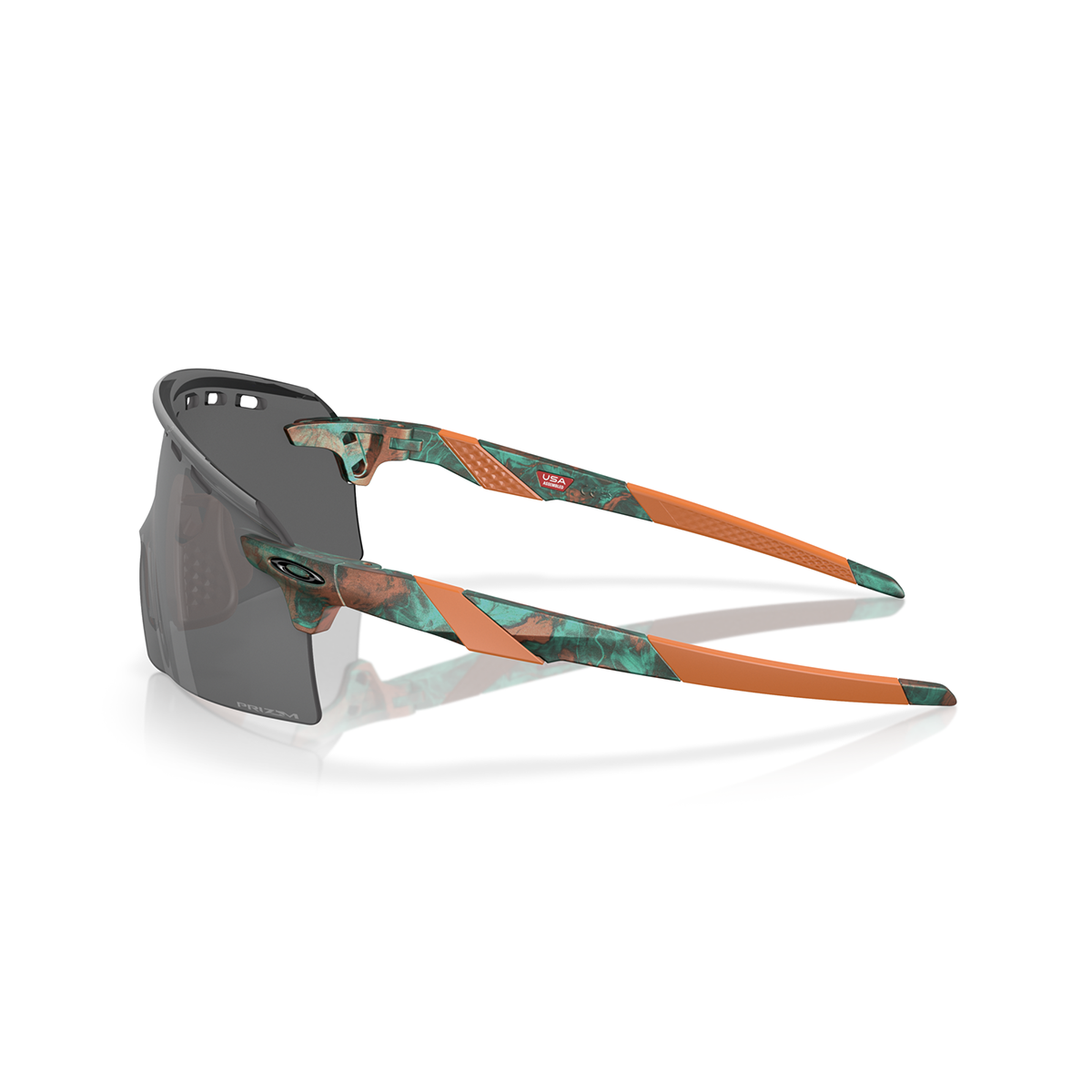 Occhiali OAKLEY ENCODER STRIKE V Arancione Verde Prizm Nero - OO9235-1539