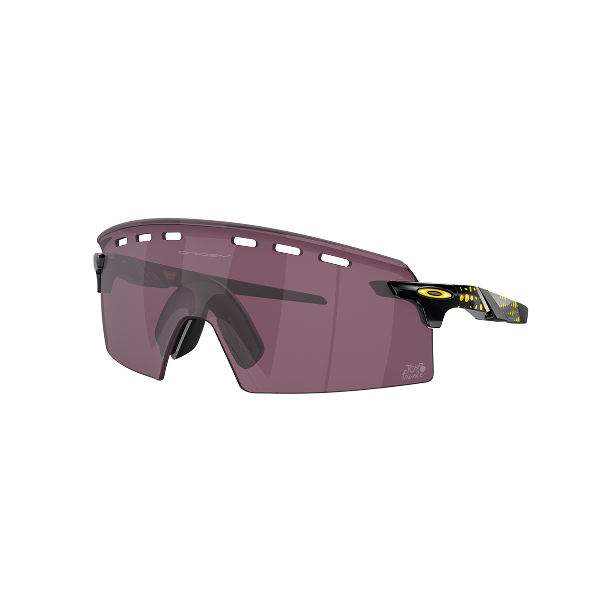 Occhiali OAKLEY ENCODER STRIKEV Tour de France Nero Giallo Prizm Road Nero - OO9235-1739