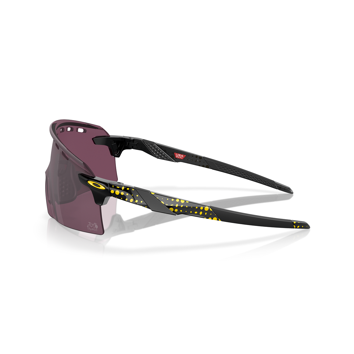 Occhiali OAKLEY ENCODER STRIKEV Tour de France Nero Giallo Prizm Road Nero - OO9235-1739