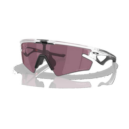 OAKLEY SPHAERA SLASH Occhiali trasparenti opachi Prizm Road Lenti nere