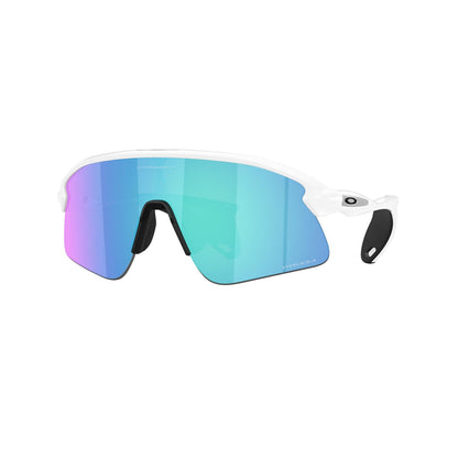 Occhiali OAKLEY STUNT DEVIL Bianco Matt Prizm Sapphire