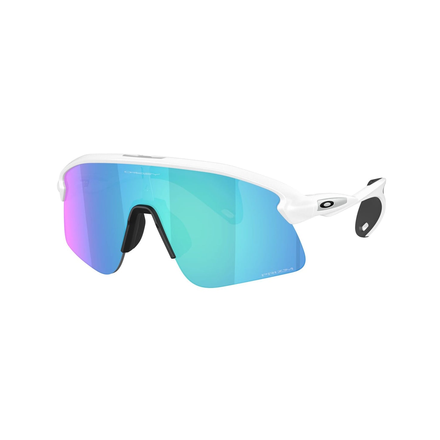 Occhiali da sole OAKLEY STUNT DEVIL S Bianco Opaco Prizm Zaffiro