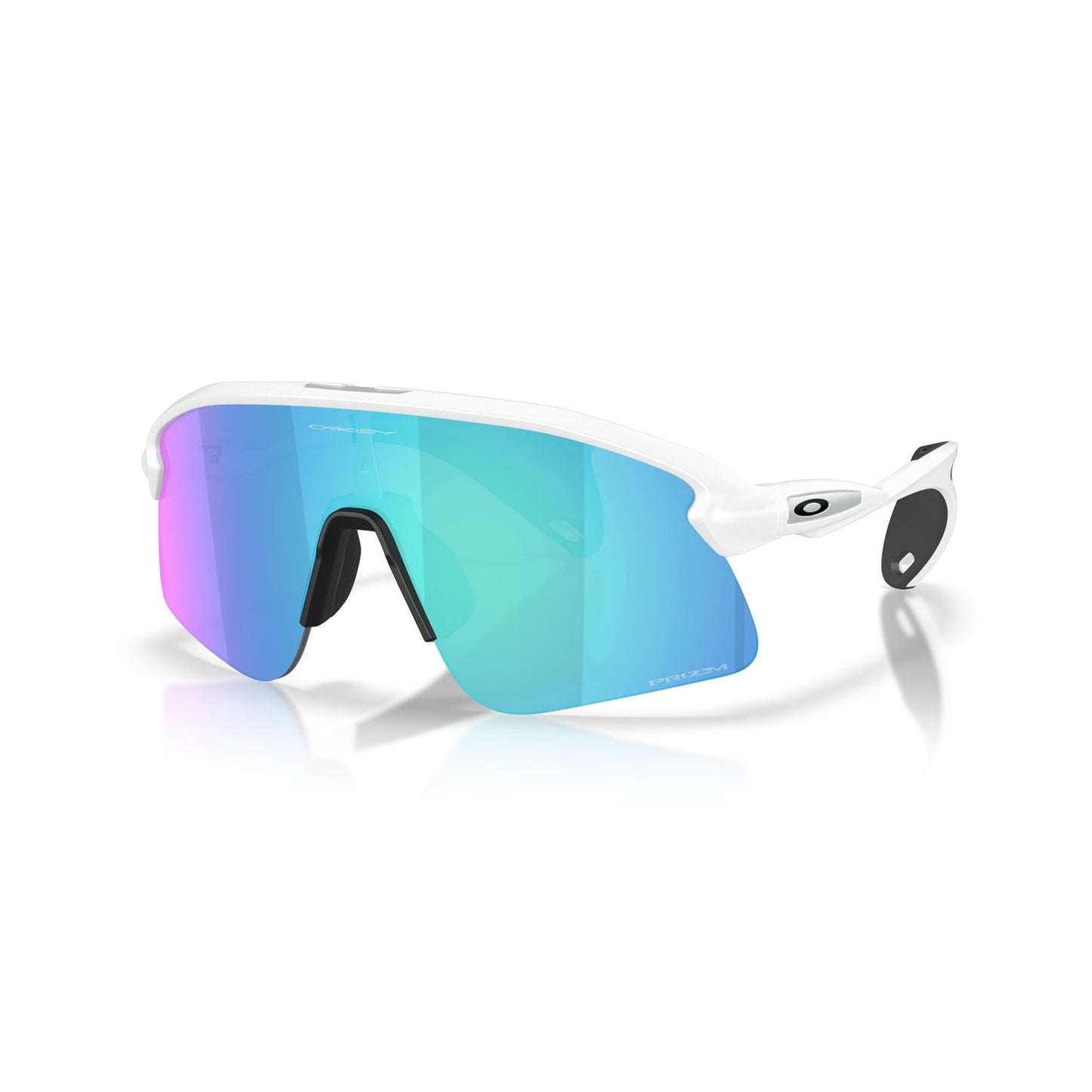 Occhiali da sole OAKLEY STUNT DEVIL S Bianco Opaco Prizm Zaffiro