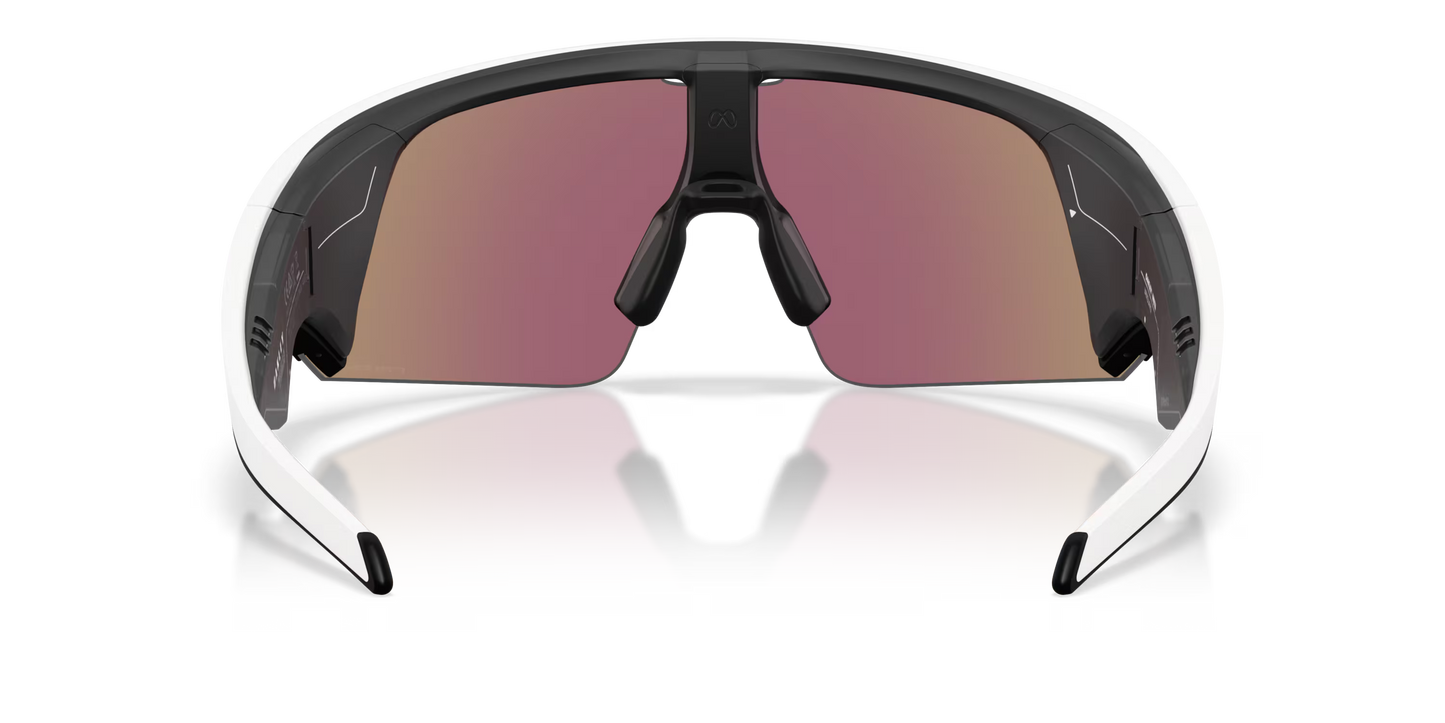 OAKLEY Occhiali VANGUARD META Nero/Bianco Prizm Lente Zaffiro