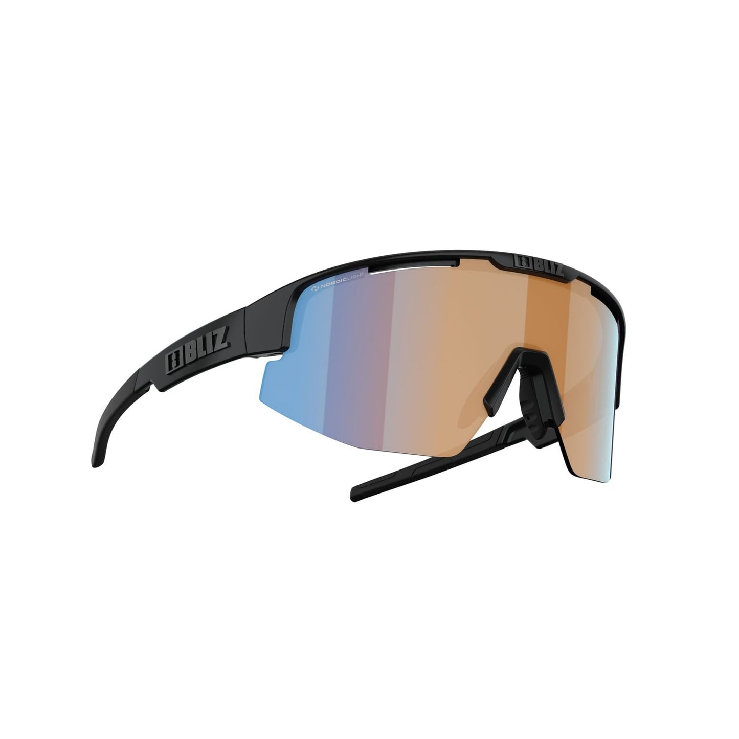 Occhiali da sole BLIZ MATRIX SMALL Lente nera opaca Arancione
