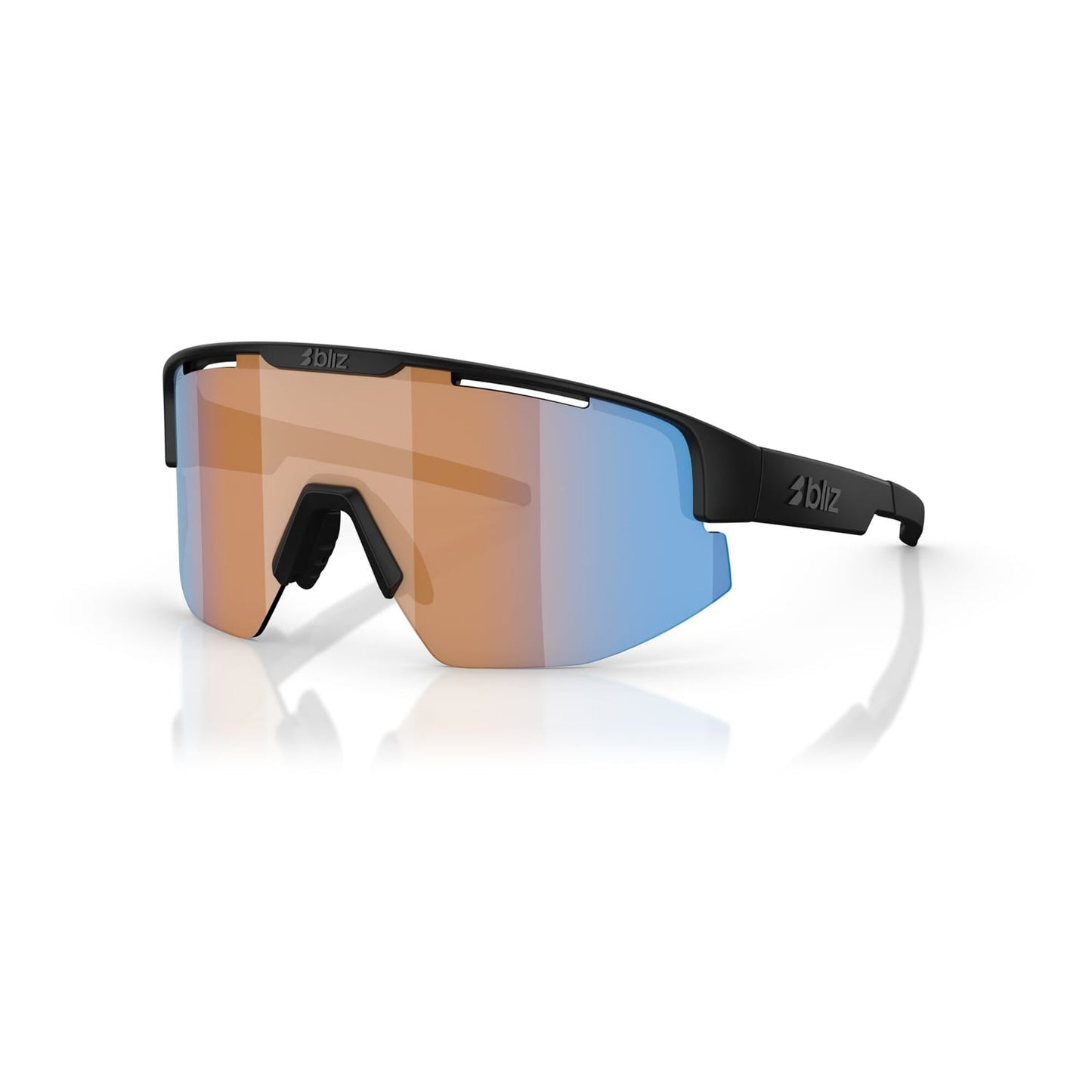Occhiali da sole BLIZ MATRIX SMALL Lente nera opaca Arancione