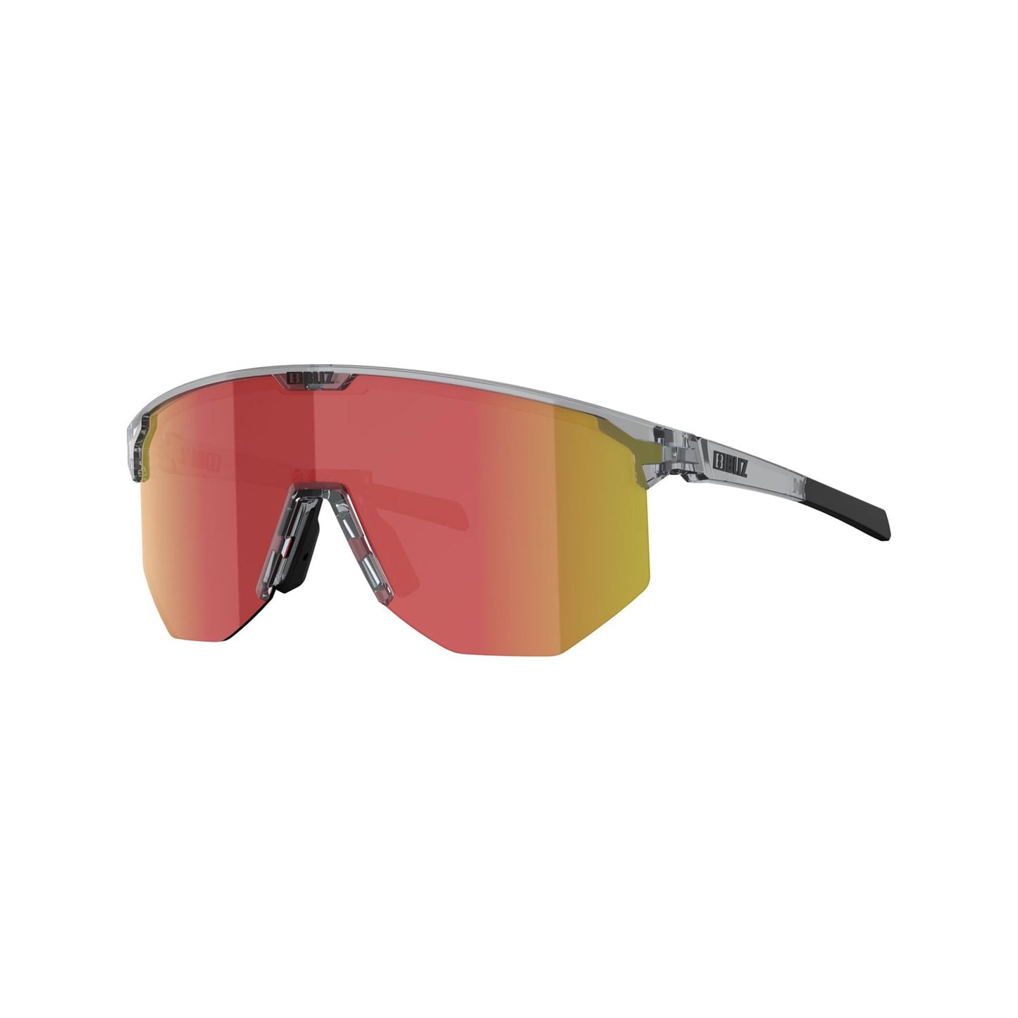 BLIZ HERO Occhiali Grigio Trasparente Lente Marrone Rosso Multi