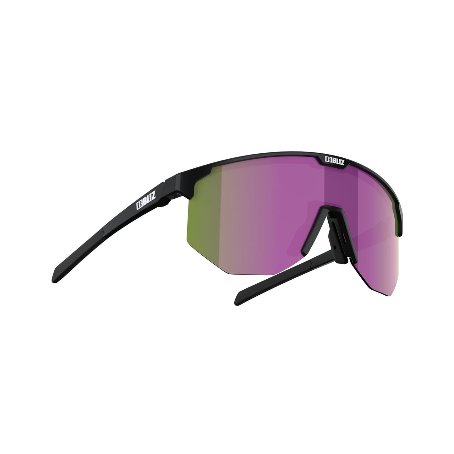 Occhiali BLIZ HERO Nero Opaco Marrone Lente Viola Multi