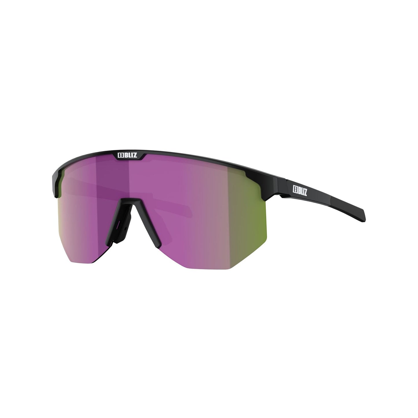 Occhiali BLIZ HERO Nero Opaco Marrone Lente Viola Multi