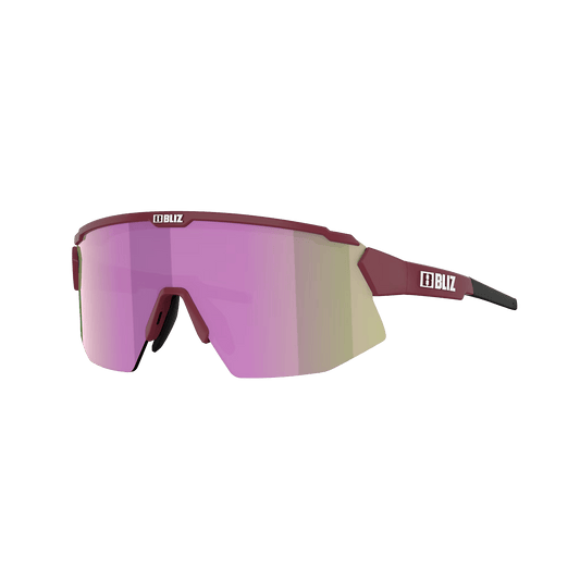 BLIZ BREEZE SMALL Occhiali da sole Bordeaux Lente marrone/rosa
