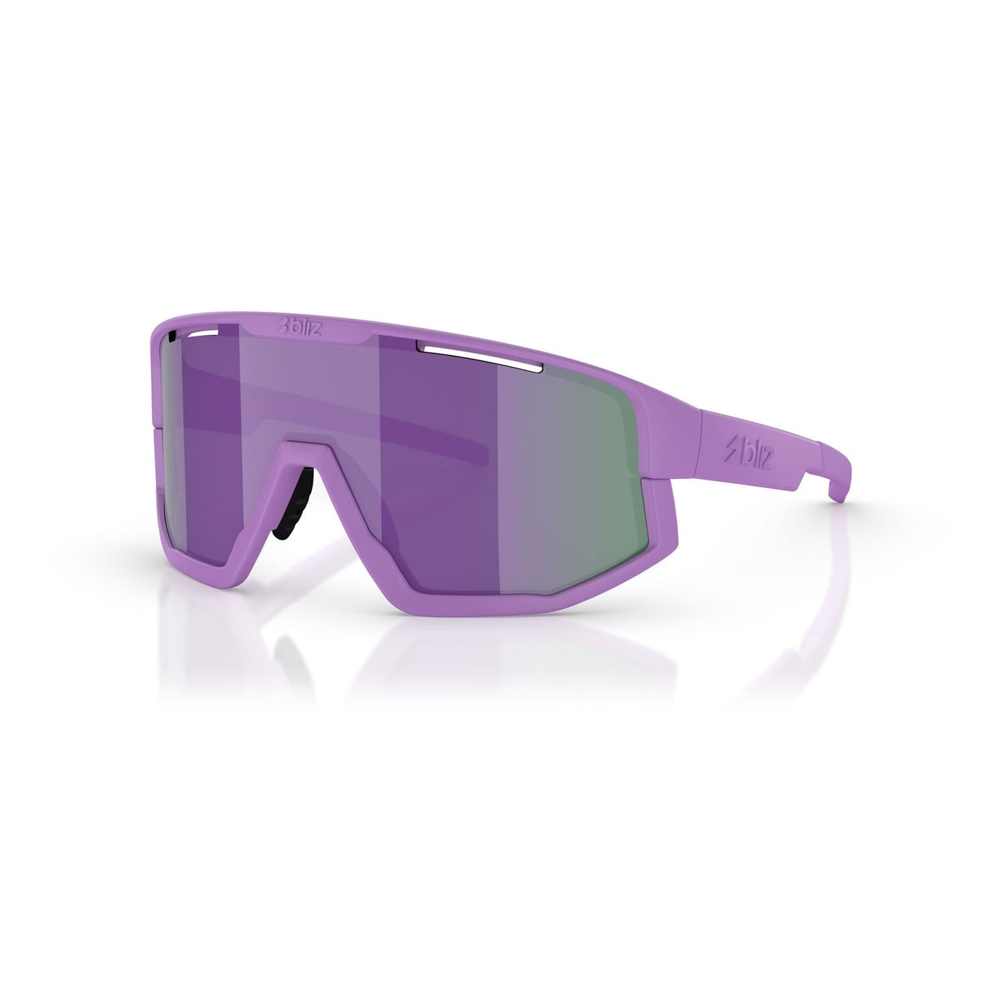 BLIZ FUSION SMALL Occhiali con lenti a specchio grigio viola