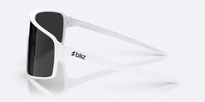 Occhiali BLIZ P001 Bianco Matt Schermo Smoke