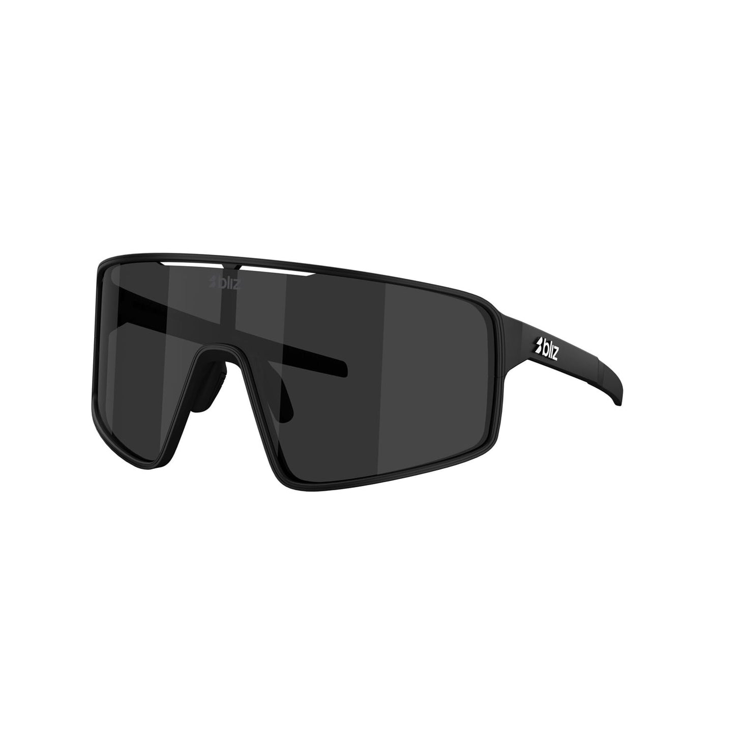 BLIZ P001 Occhiali Nero Opaco Schermo Grigio