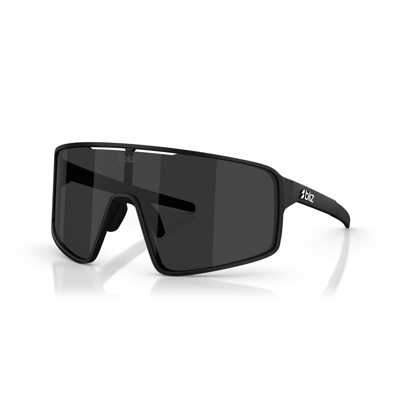BLIZ P001 Occhiali Nero Opaco Schermo Grigio