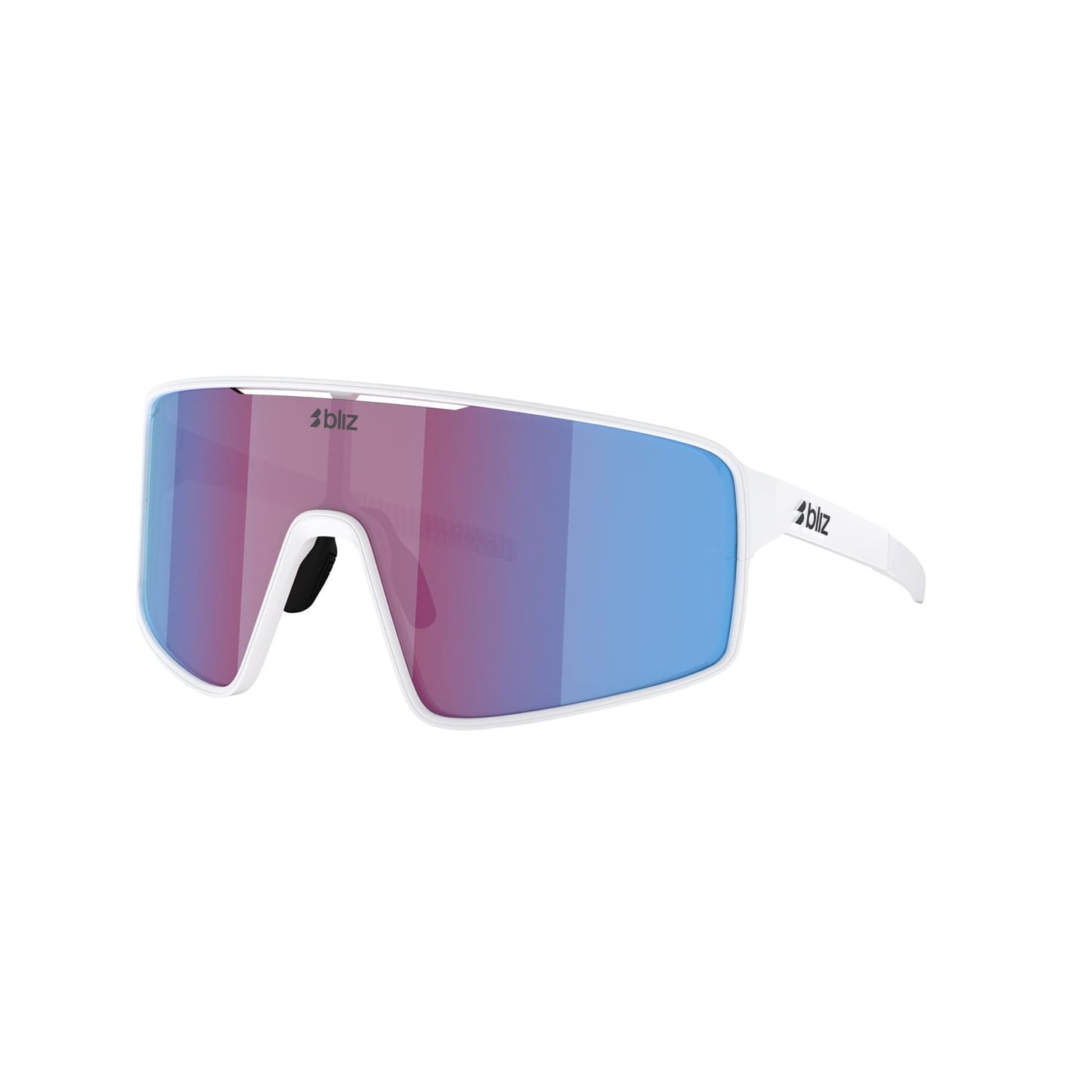 Occhiali BLIZ P001 Bianco Schermo Rosa Viola Blu Specchio