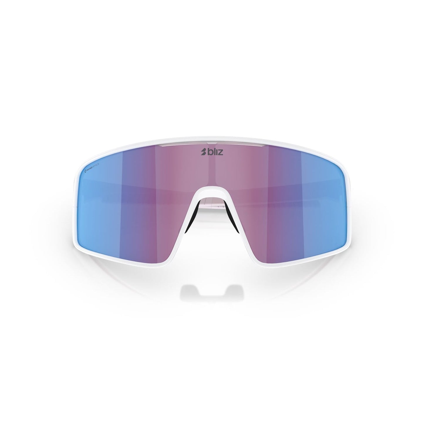 Occhiali BLIZ P001 Bianco Schermo Rosa Viola Blu Specchio