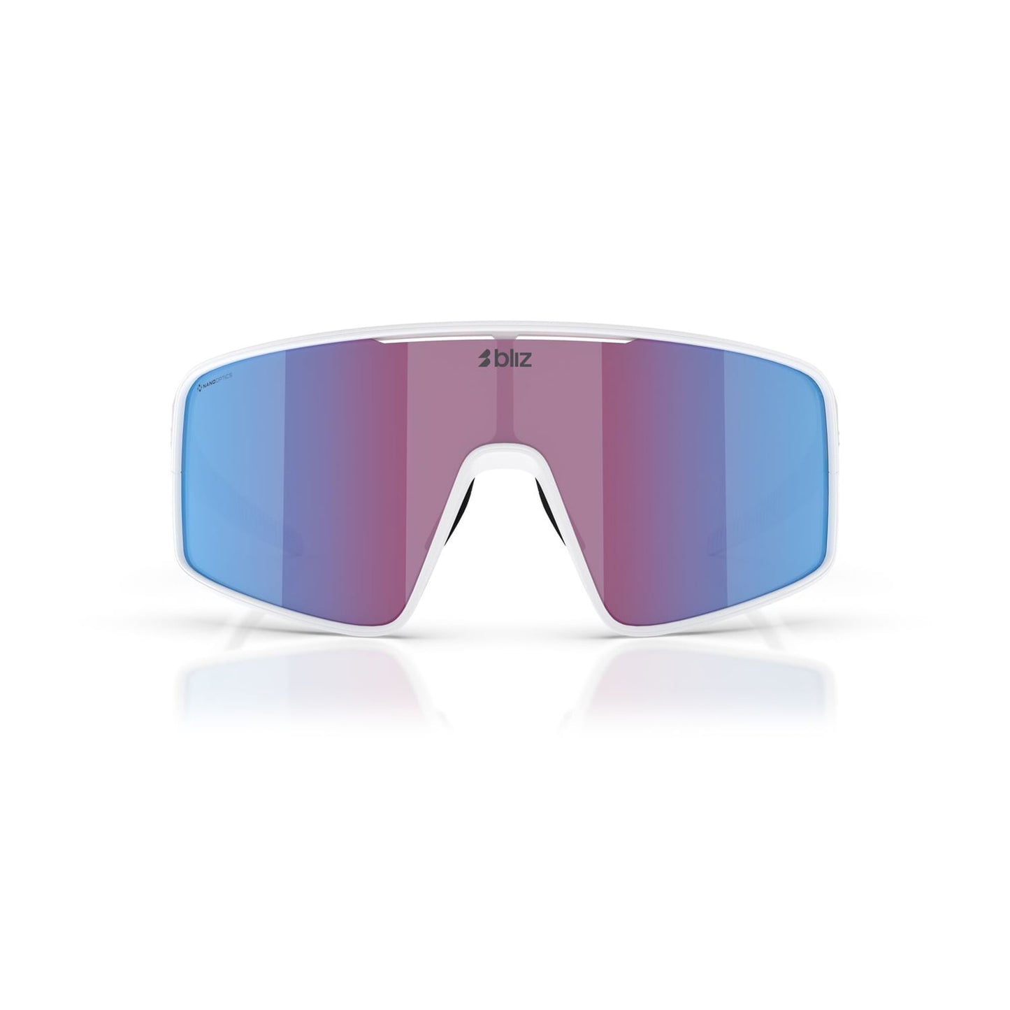 Occhiali BLIZ P001 Bianco Schermo Rosa Viola Blu Specchio