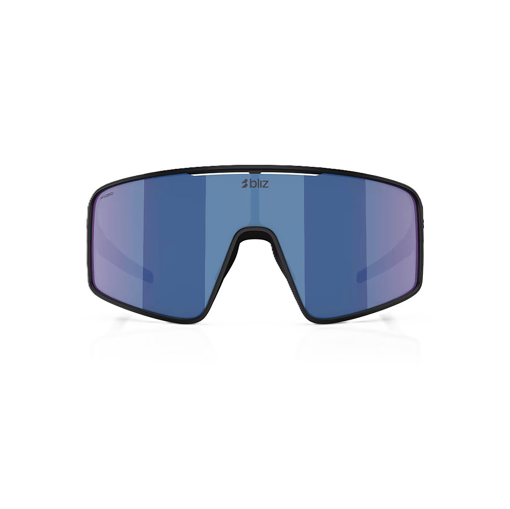 Occhiali BLIZ P001 Nero Opaco Blu Irdium
