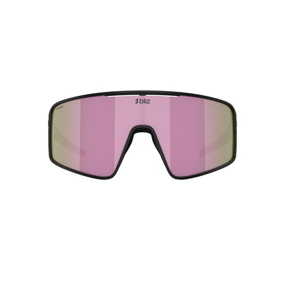 Occhiali BLIZ P001 S Nero Matt Schermo Marrone Rosa Multicolore