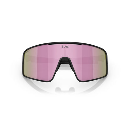 Occhiali BLIZ P001 S Nero Matt Schermo Marrone Rosa Multicolore