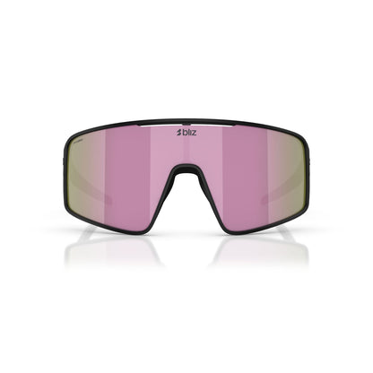 Occhiali BLIZ P001 S Nero Matt Schermo Marrone Rosa Multicolore