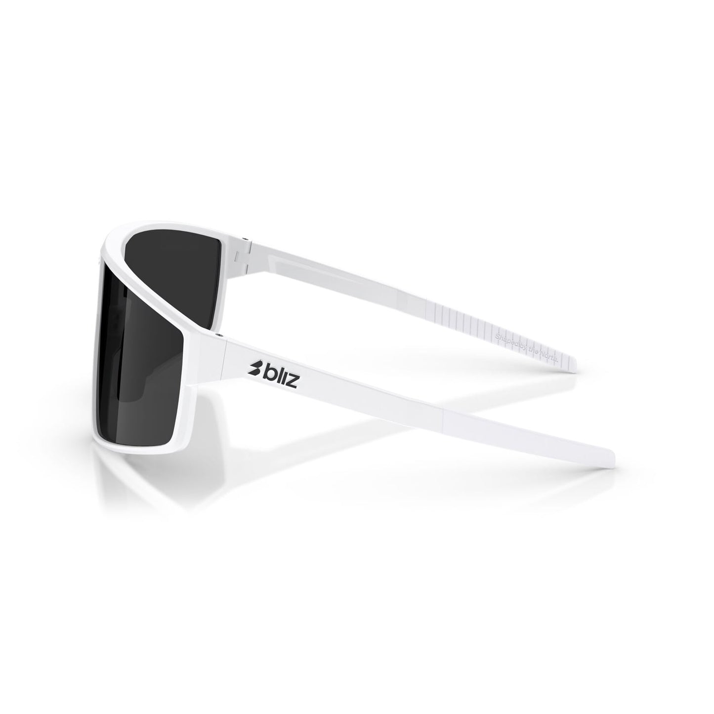 Occhiali BLIZZ P002S Bianco Opaco Lente Grigia Fumè