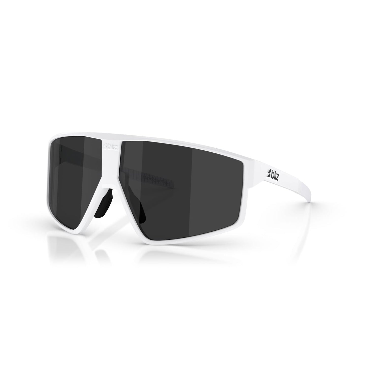 Occhiali BLIZZ P002S Bianco Opaco Lente Grigia Fumè
