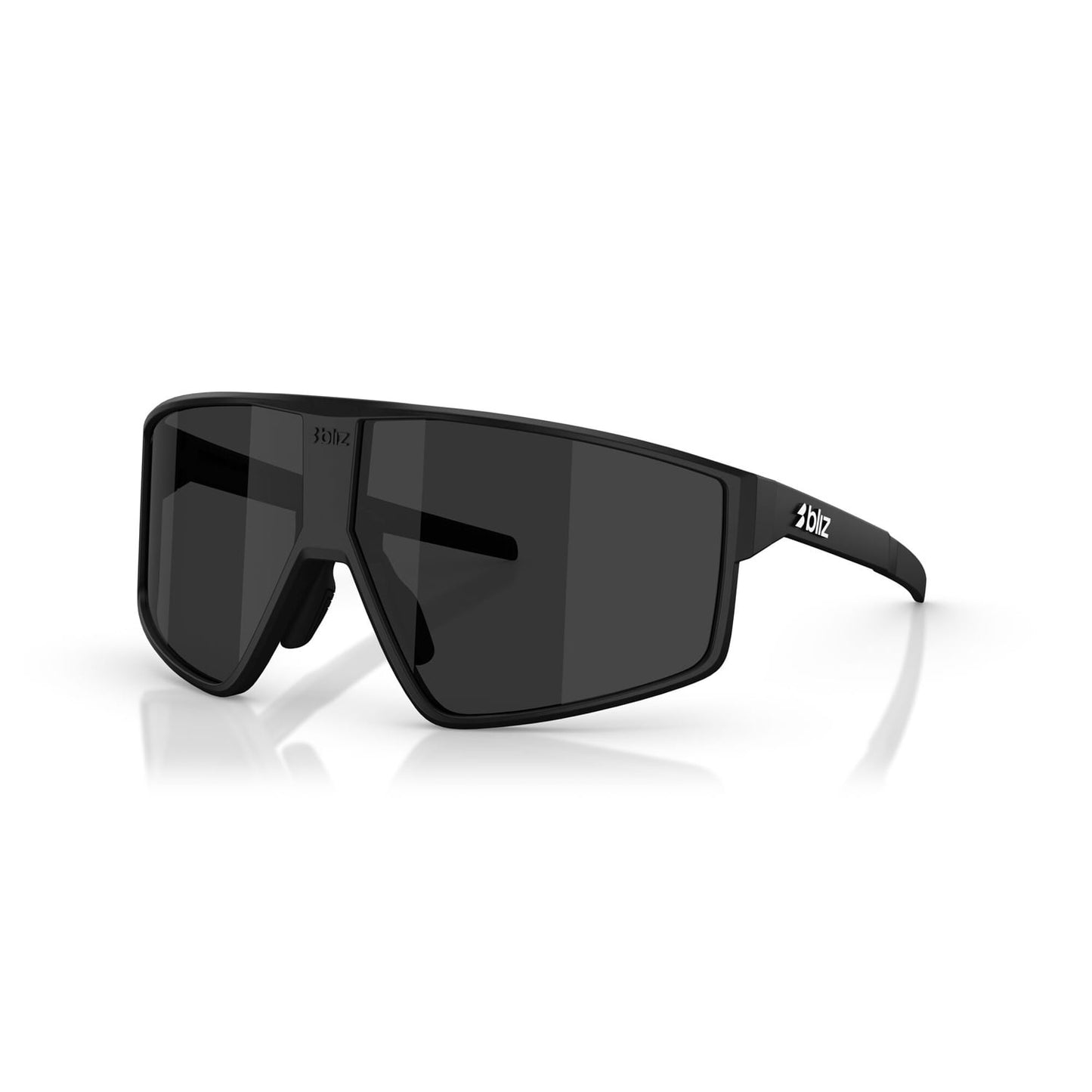 Occhiali BLIZZ P002S Nero opaco Lente grigia fumé