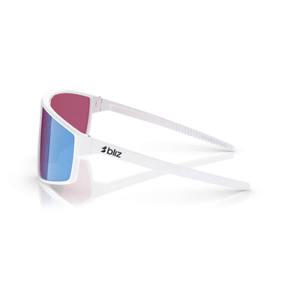 Occhiali BLIZ P002 Bianco Schermo Rosa Viola Blu Iridium