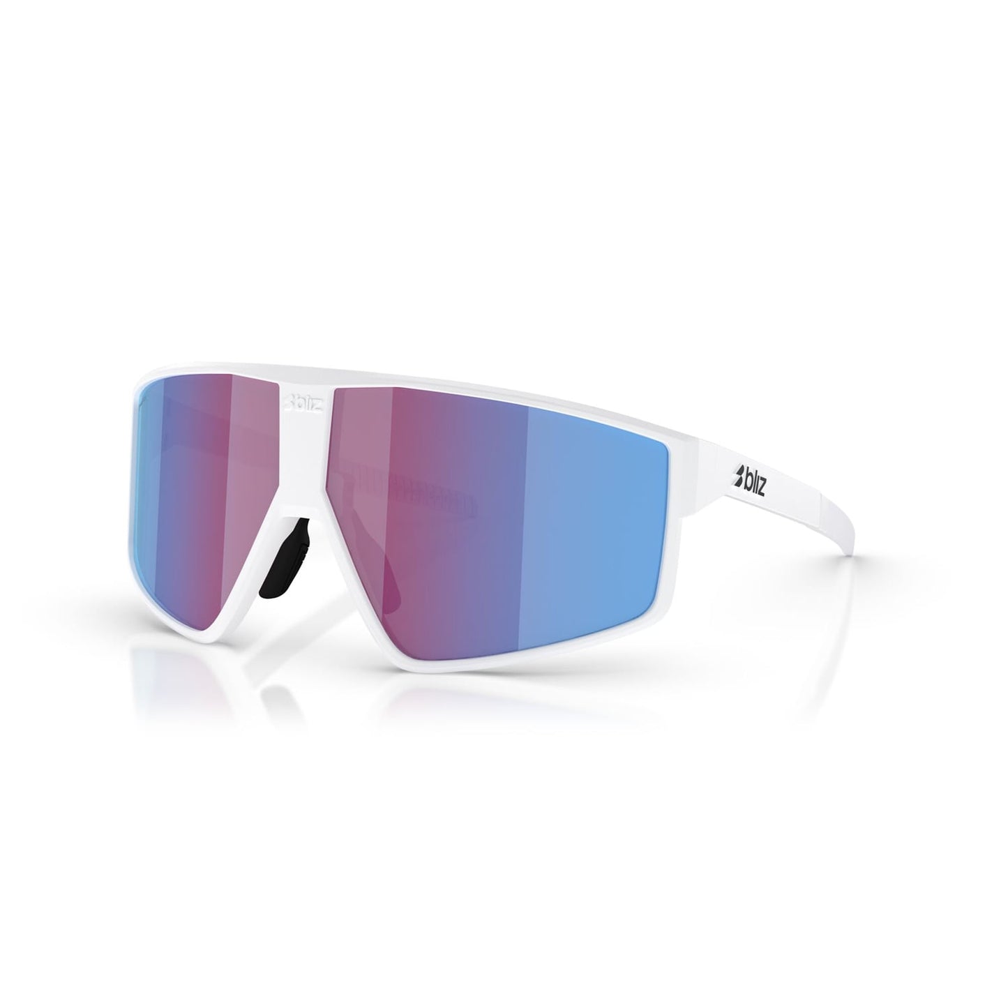 Occhiali BLIZ P002 Schermo bianco Rosa Viola Blu Specchio