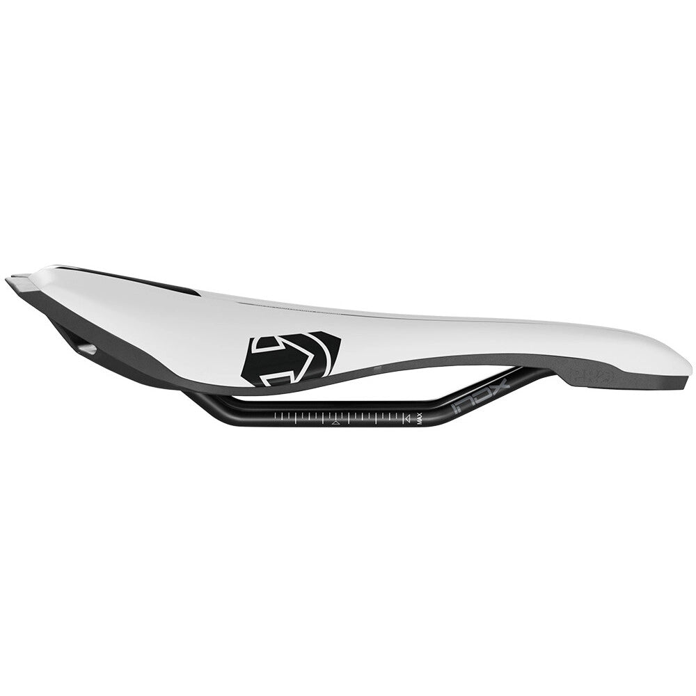STEALTH PERFORMANCE Sella PRO da 142 mm con binari bianchi in acciaio inossidabile