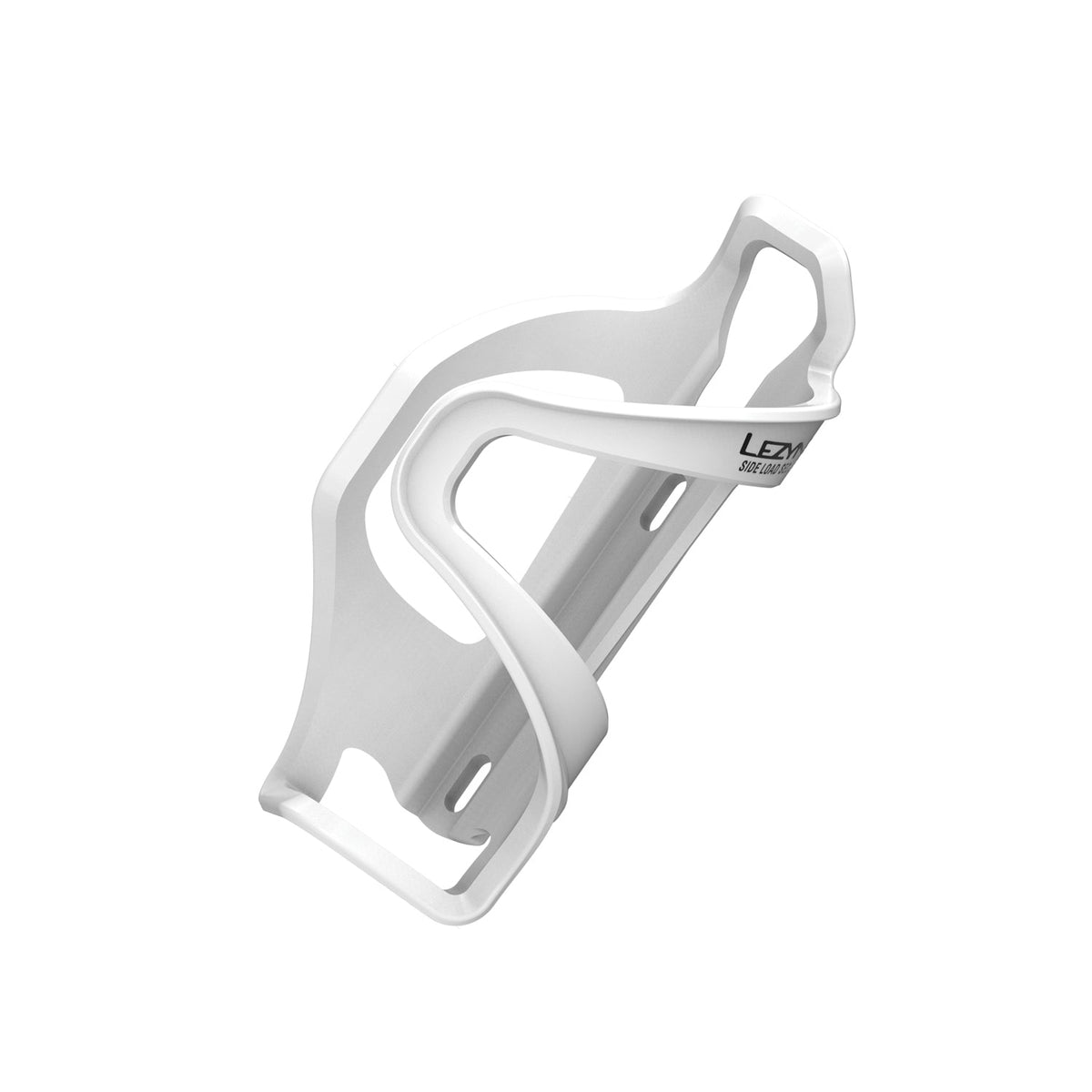 Portaborraccia LEZYNE FLOW CAGE SL-L a estrazione laterale sinistra bianco