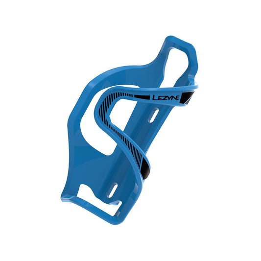 Portaborraccia LEZYNE FLOW CAGE E SL-L con estrazione a sinistra blu