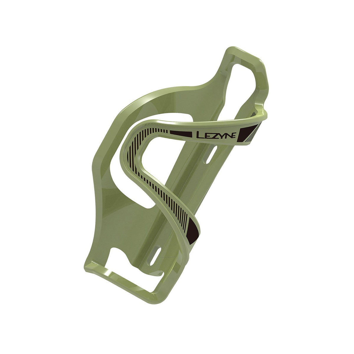 Portaborraccia LEZYNE FLOW CAGE SL-L con estrazione a sinistra, verde militare