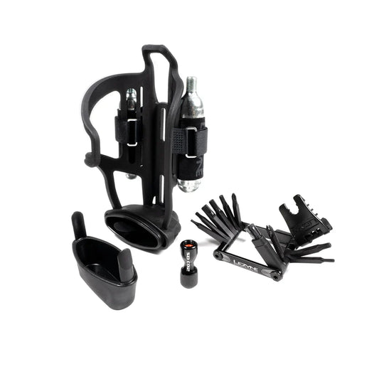 Portaborraccia e Portautensili LEZYNE TUBELESS FLOW STORAGE Nero