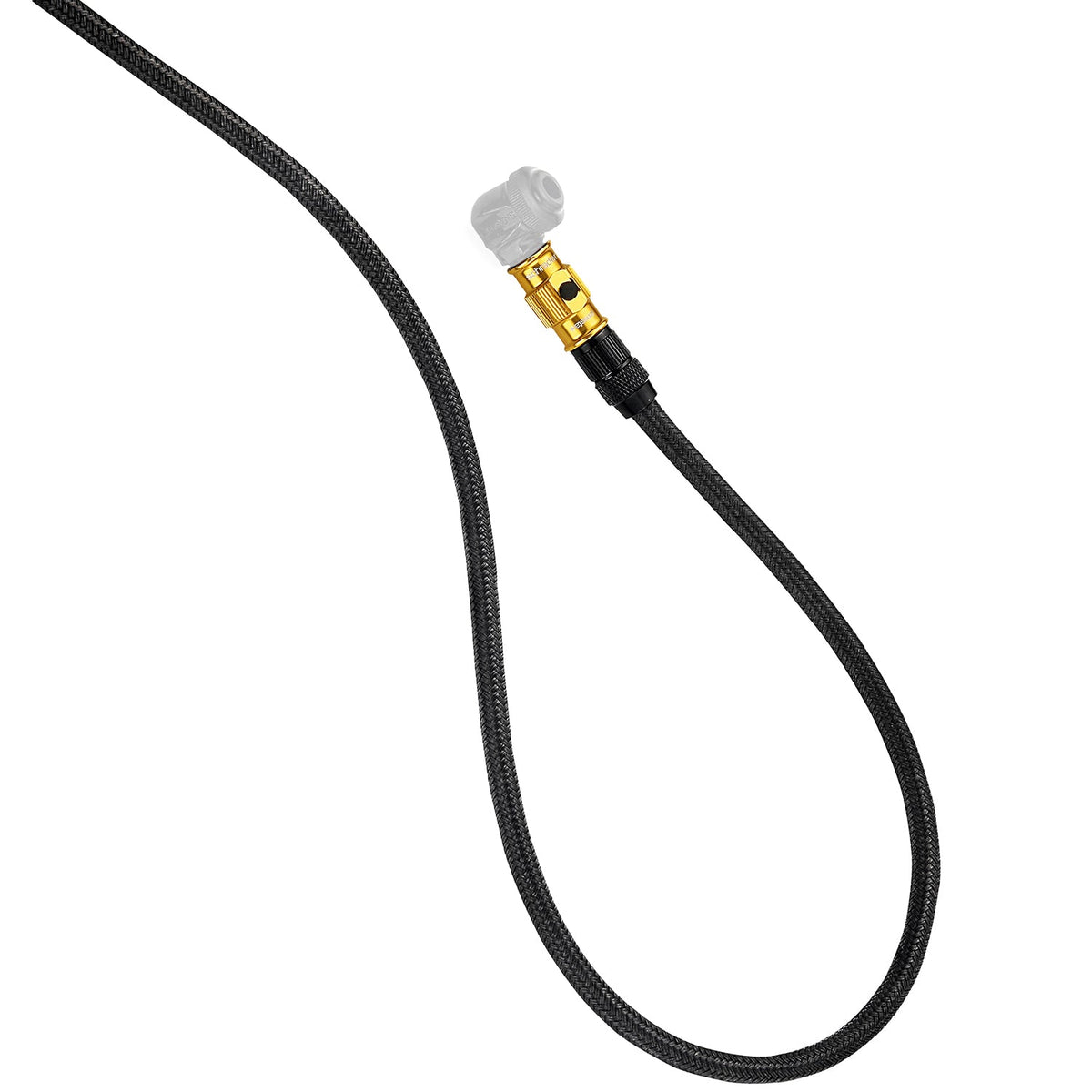 Tubo LEZYNE in nylon intrecciato ABS Flip Thread Chuck + raccordi per pompa da pavimento