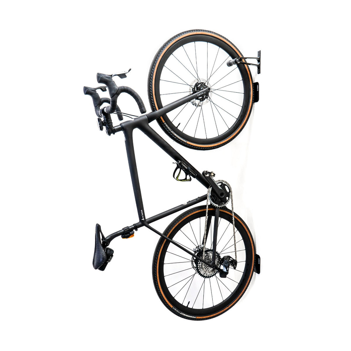 Gancio portabici da parete LEZYNE in alluminio CNC nero