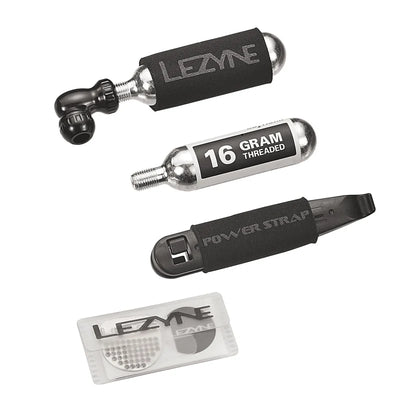 Kit di riparazione LEZYNE TWIN DRIVE Repair Combo + cartuccia CO2 filettata