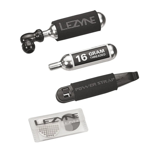 Kit di riparazione LEZYNE TWIN DRIVE Repair Combo + cartuccia CO2 filettata
