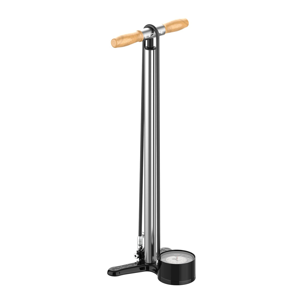 Pompa da pavimento LEZYNE ALLOY FLOOR DRIVE Presta Pro Chuck argento